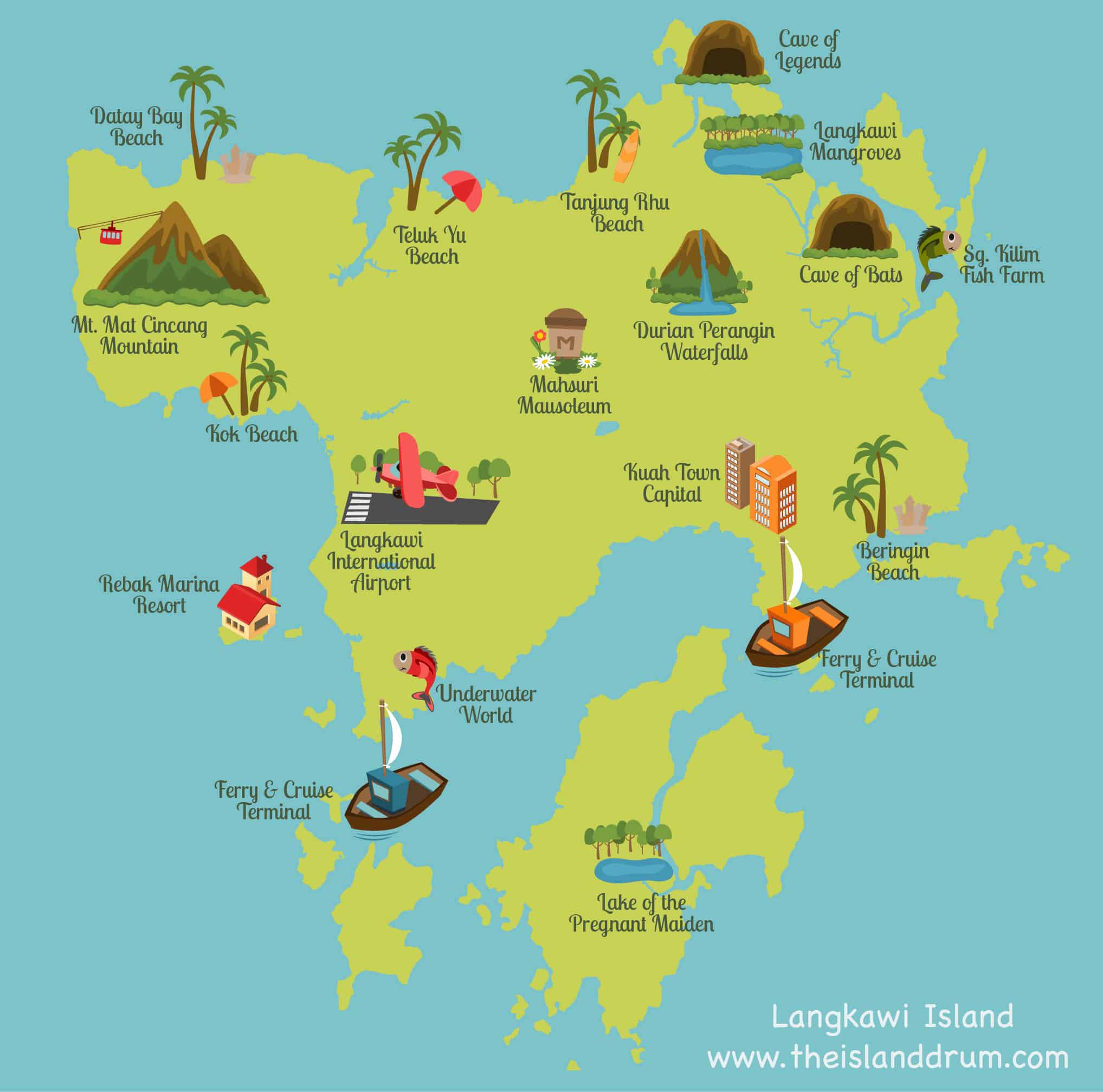 The Island Drum Langkawi Sights & Restaurants