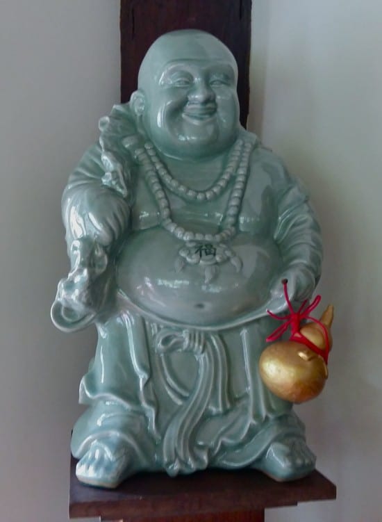 Beautiful Celadon buddha statue