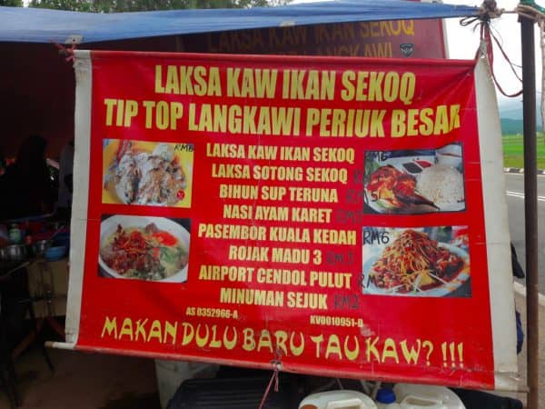 Langkawi sekoq laksa ikan Tempat Makan