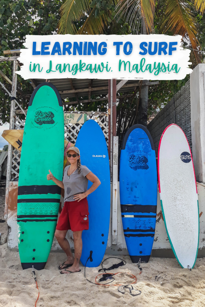 Learning Surfing in Langkawi, Malaysia