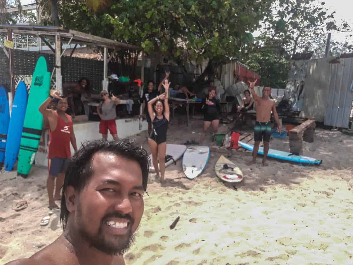 Learning Surfing in Langkawi, Malaysia