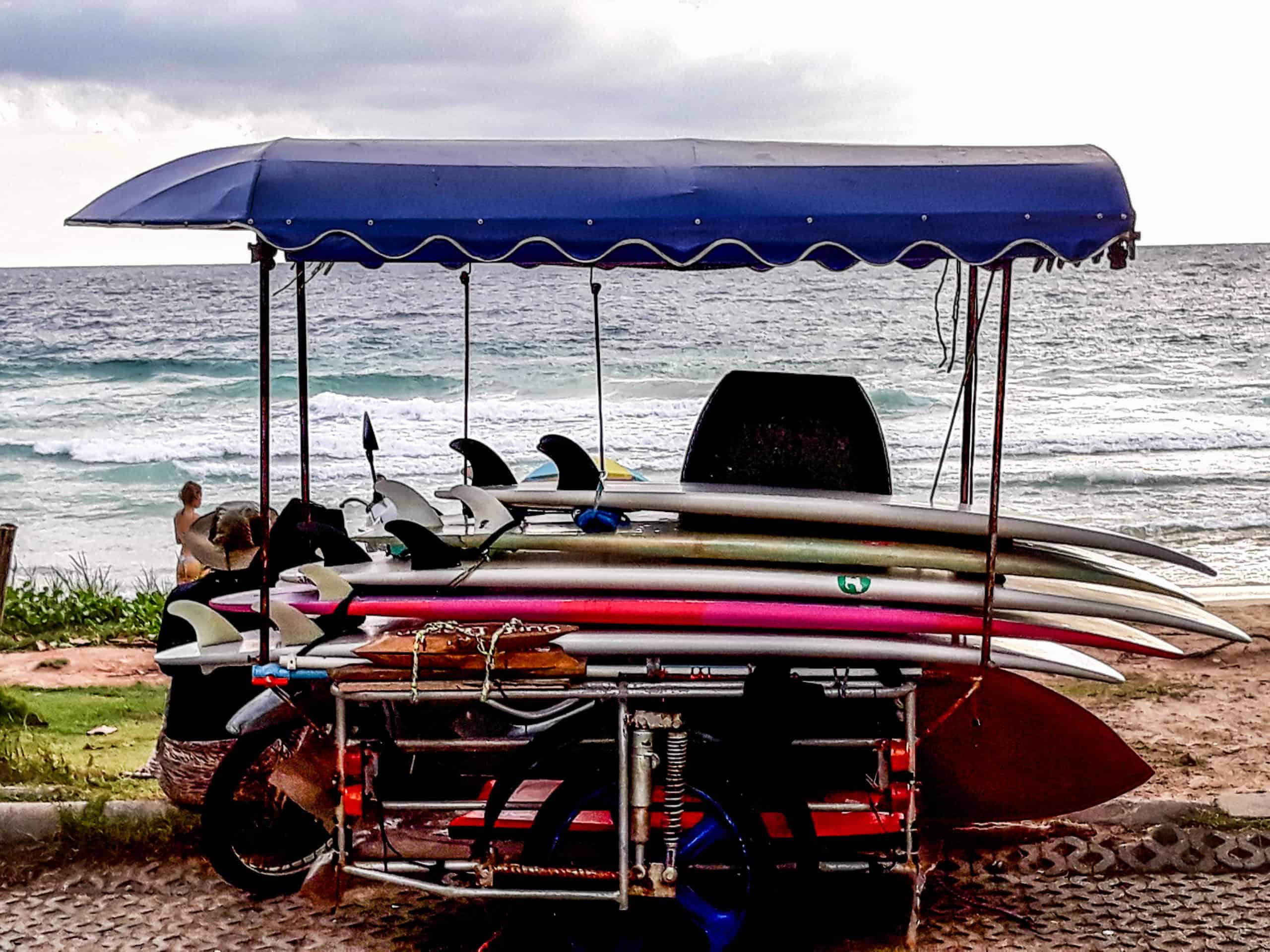 Learning Surfing in Langkawi, Malaysia