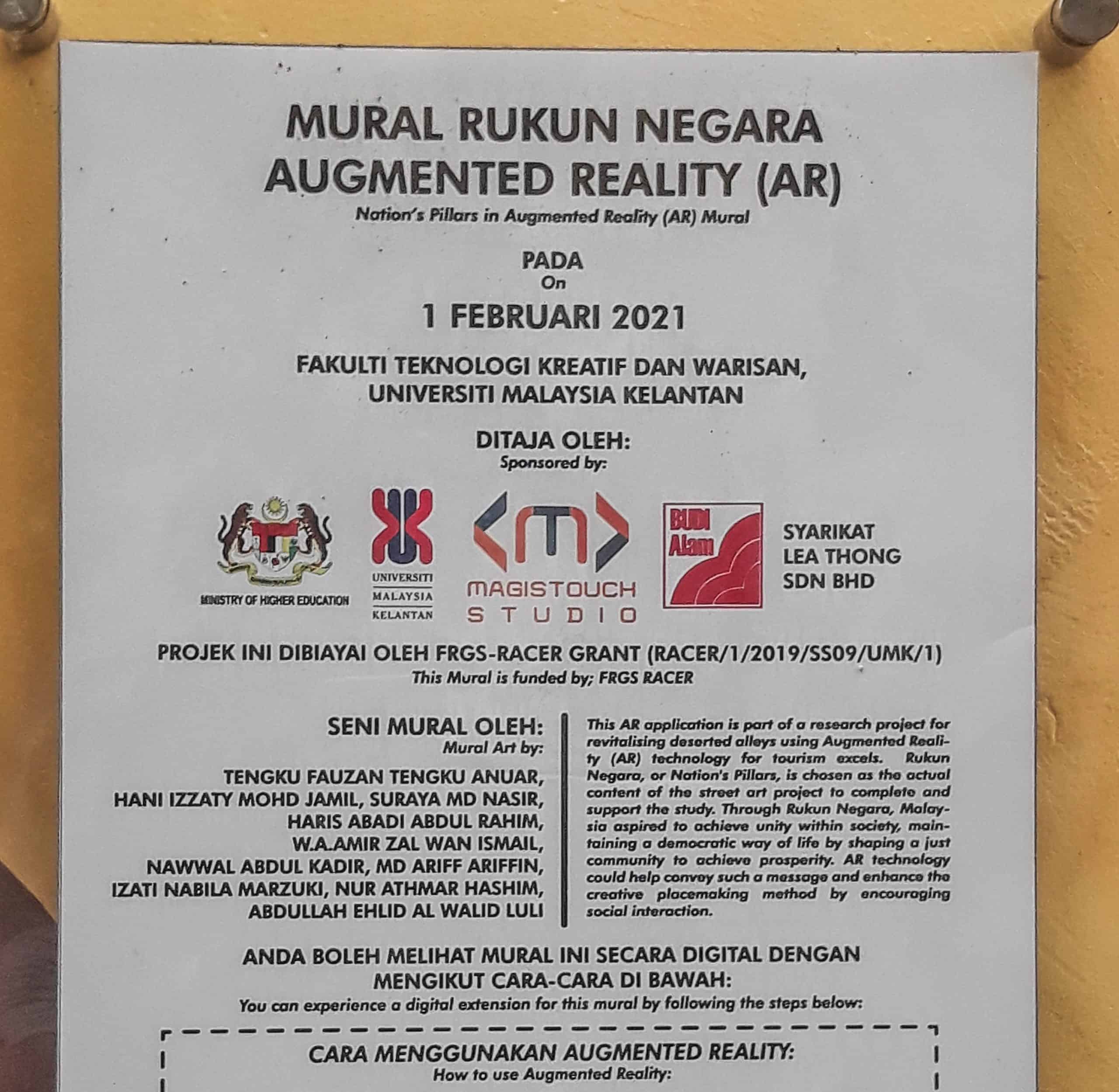 Must See Street Art in Kota Bharu, Malaysia