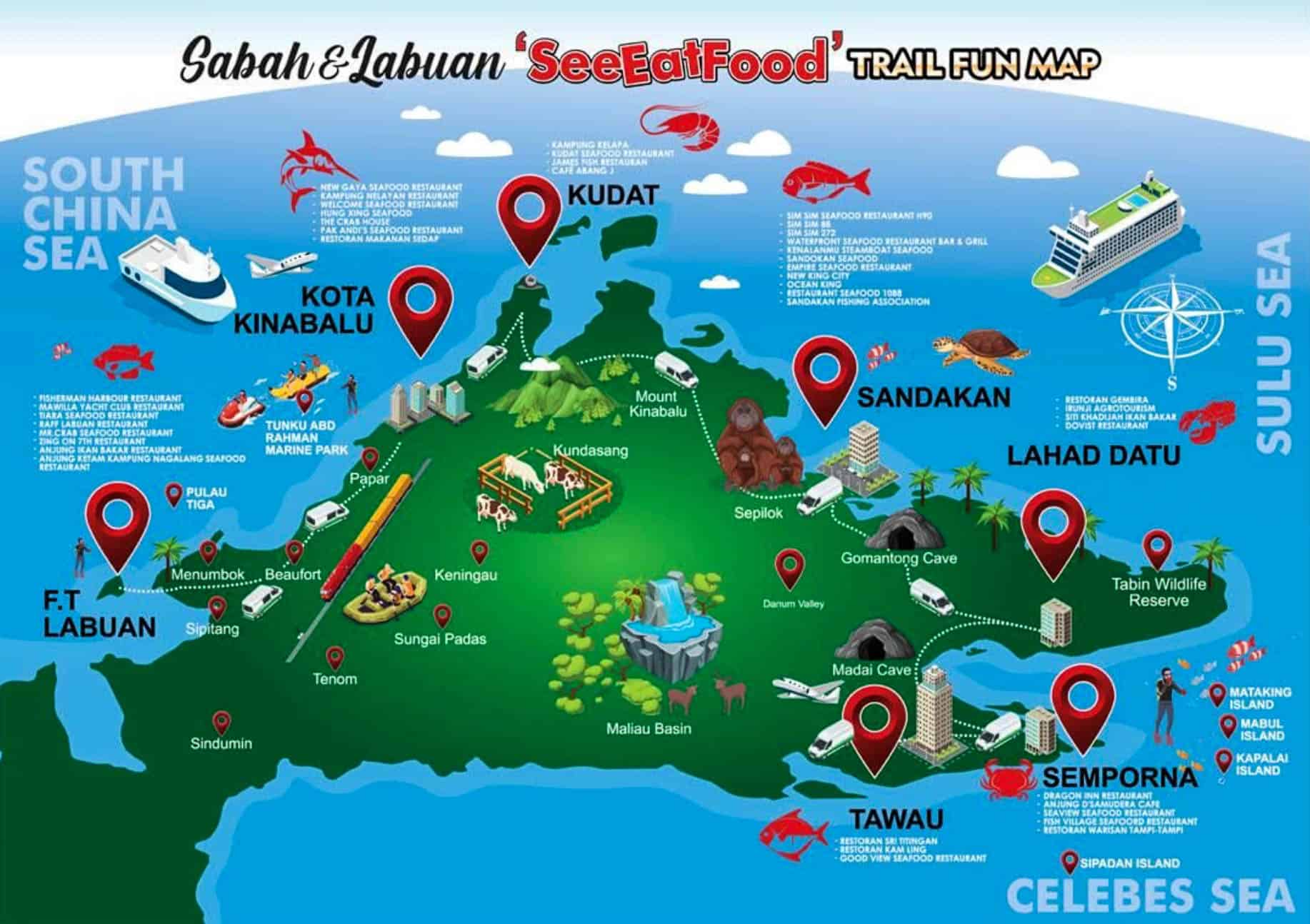 42 Top Seafood Restaurants in Sabah & Labuan