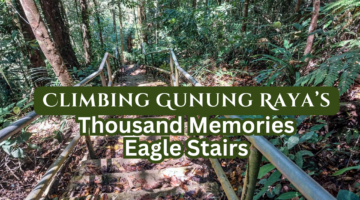 Gunung Raya eagle stairs
