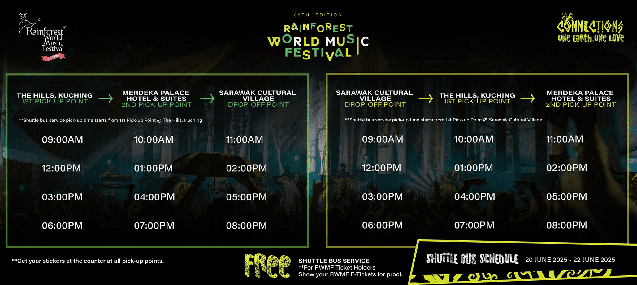 Rainforest World Music Festival 2025: One Earth, One Love