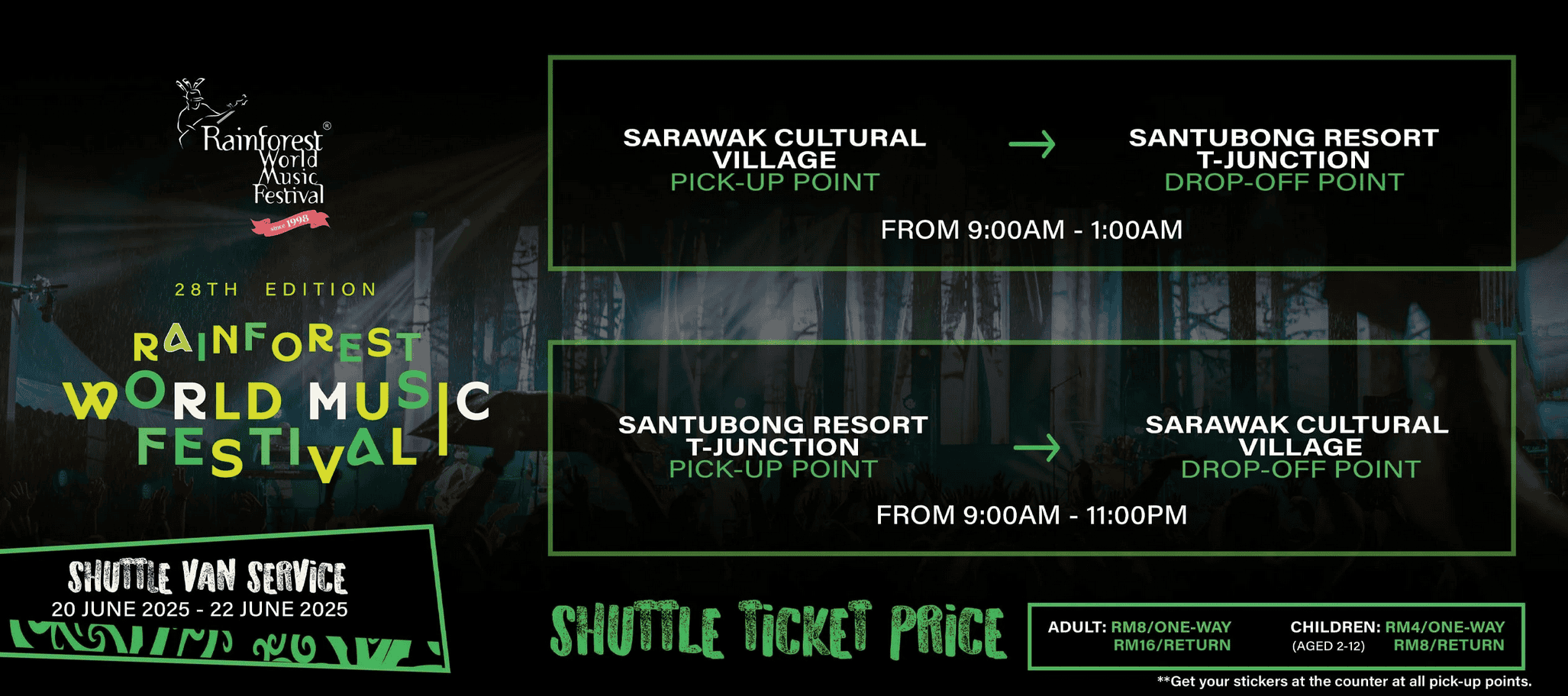 Rainforest World Music Festival 2025: One Earth, One Love