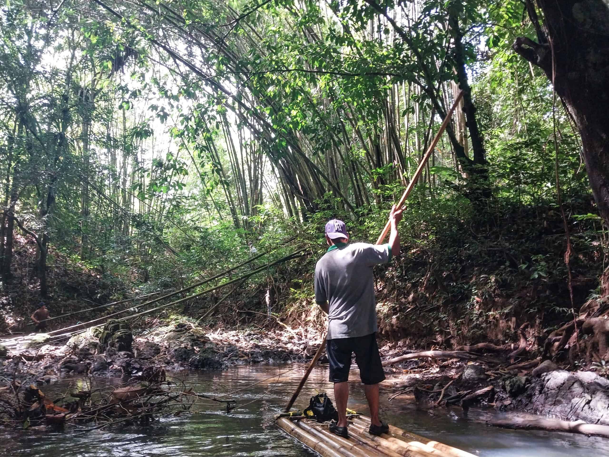 Bamboo Rafting in Sarawak