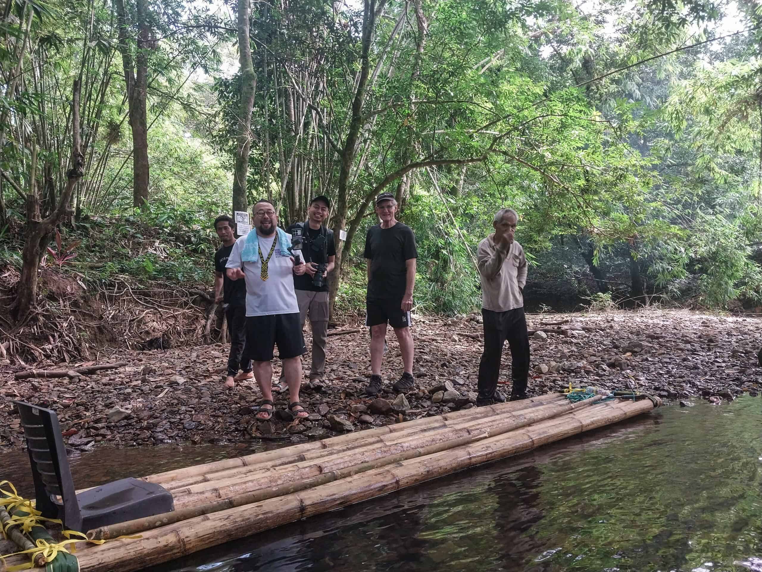 Bamboo Rafting in Sarawak