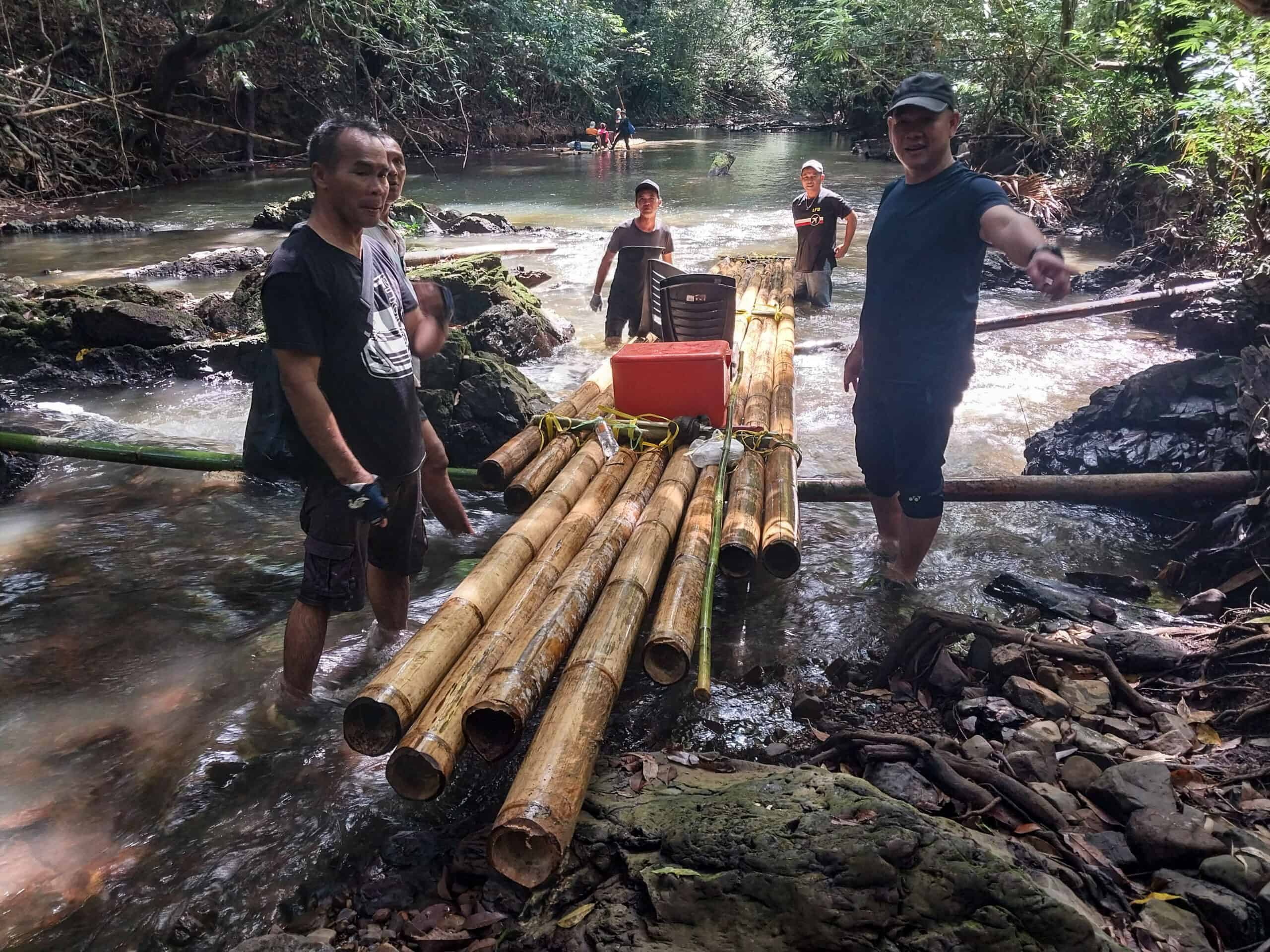Bamboo Rafting in Sarawak