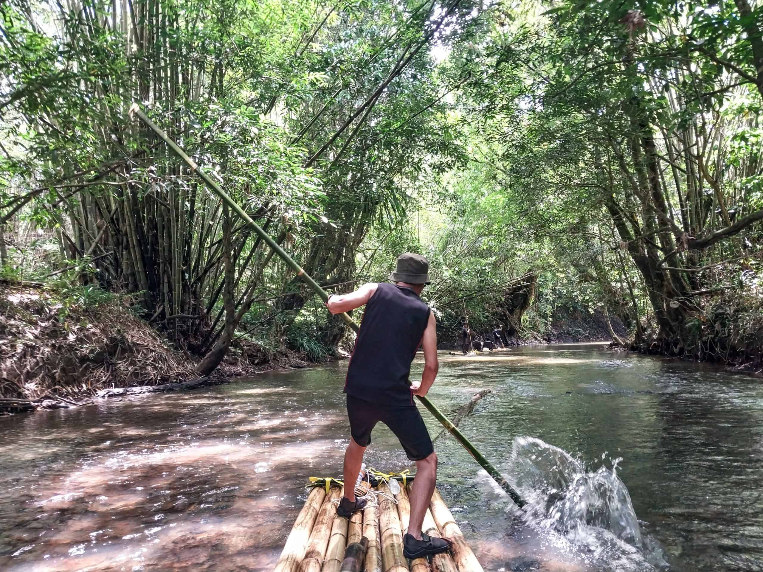Bamboo Rafting in Sarawak