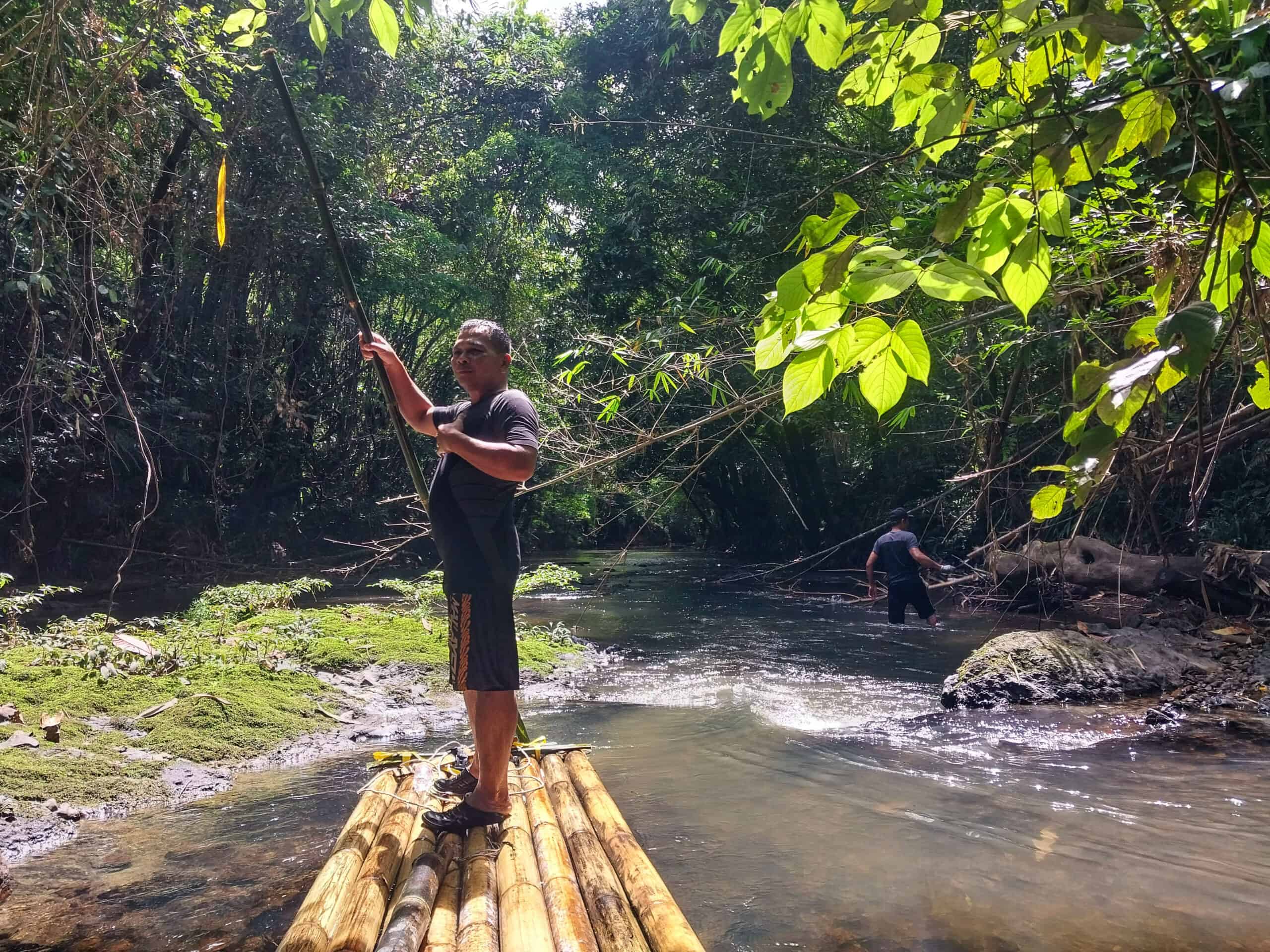 Bamboo Rafting in Sarawak