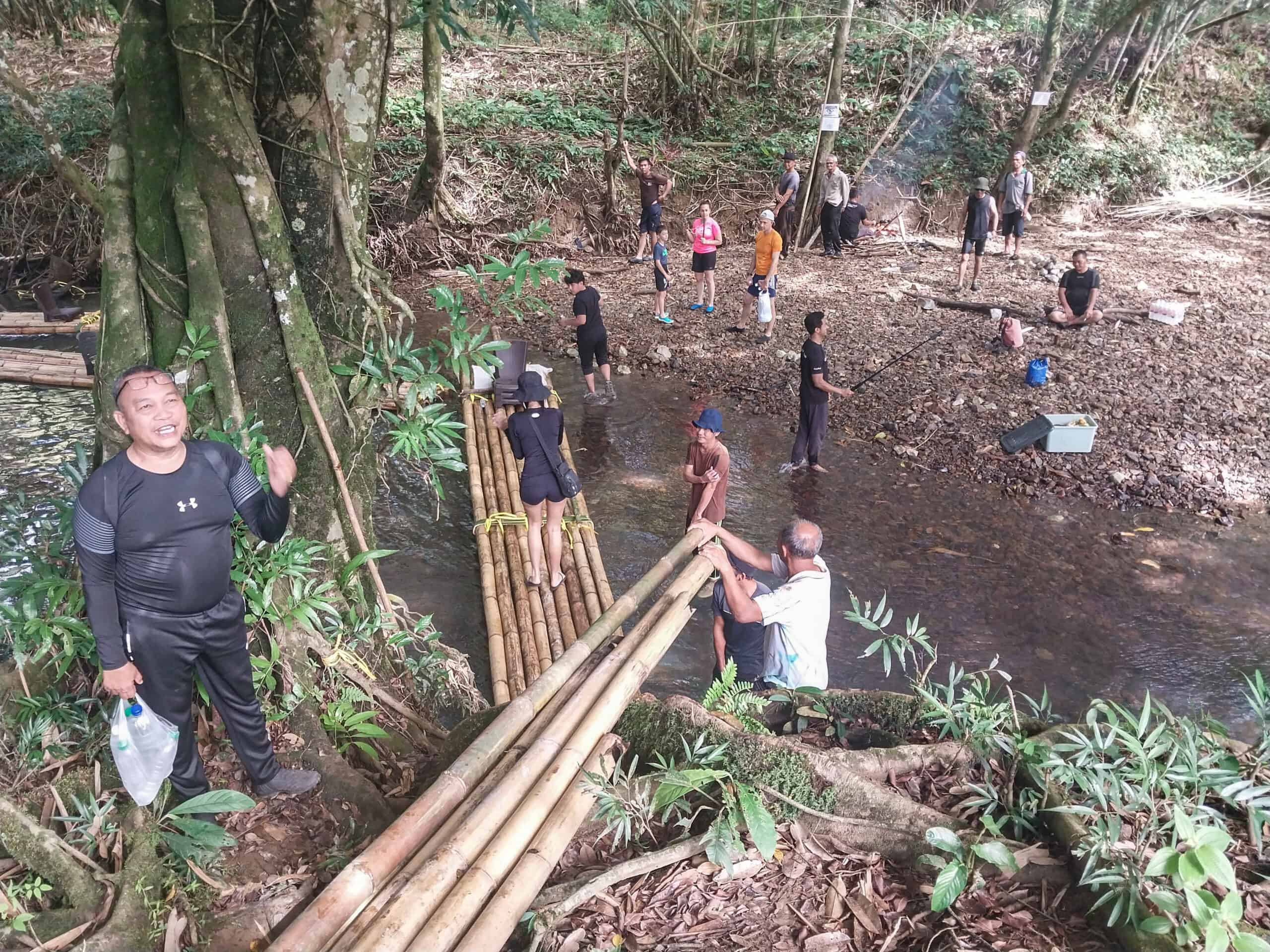 Bamboo Rafting in Sarawak