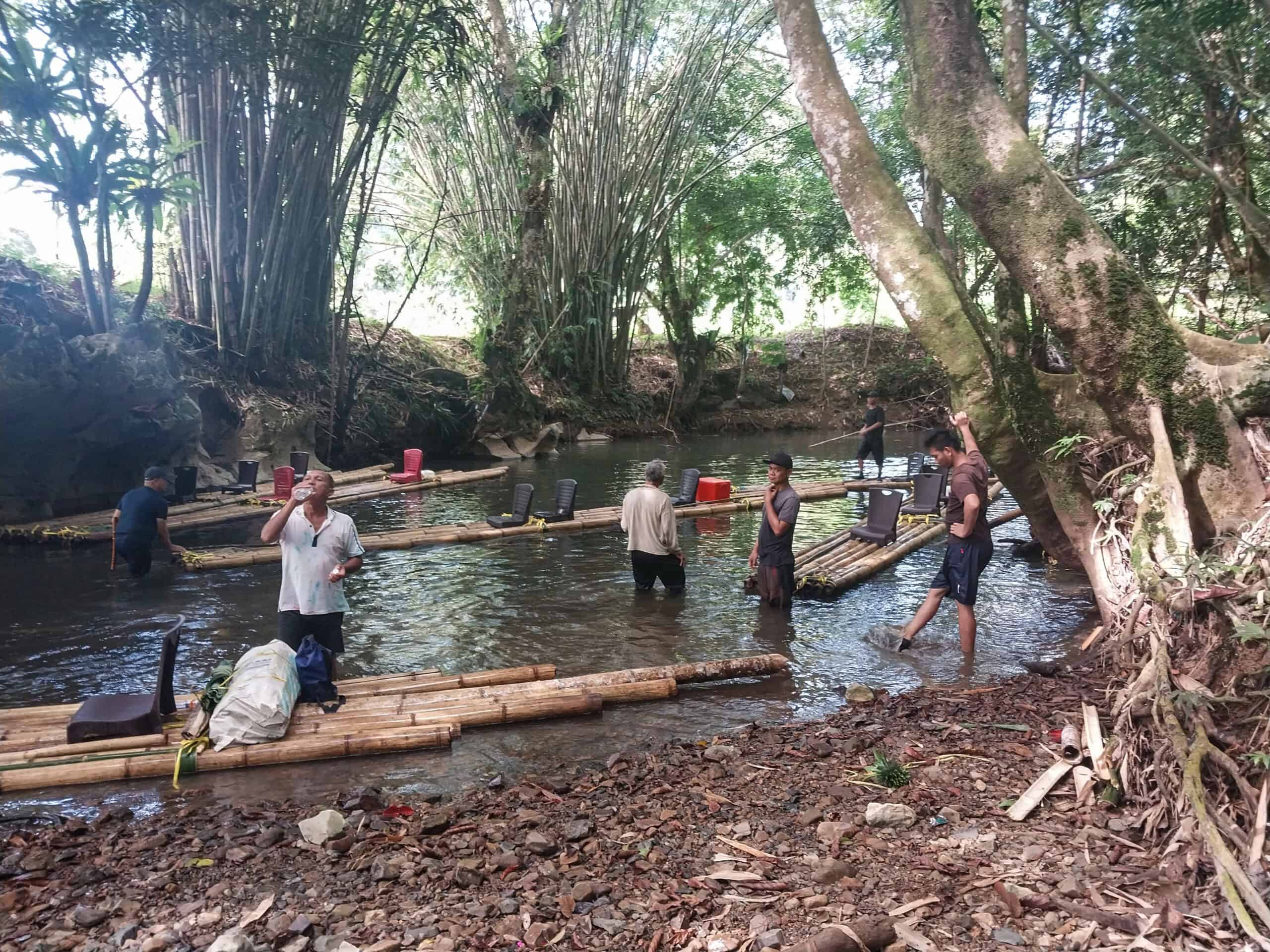 Bamboo Rafting in Sarawak