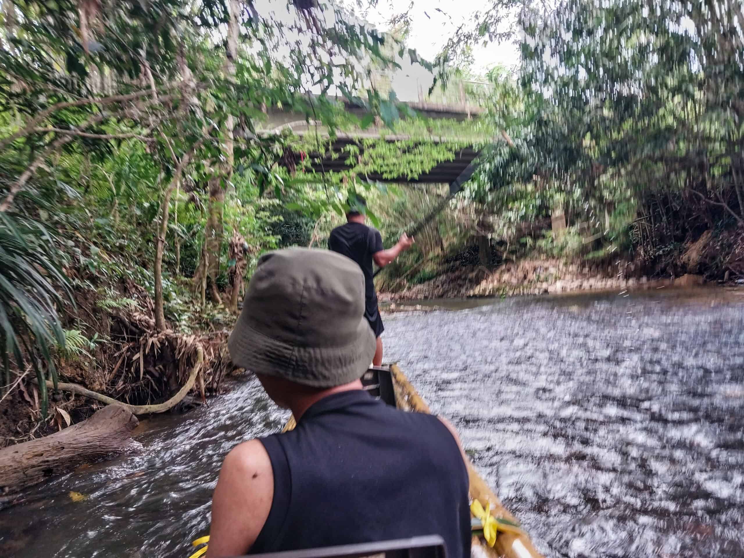 Bamboo Rafting in Sarawak
